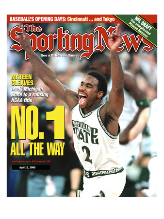 Buy Michigan State Spartans' Mateen Cleaves - National Champions - April 10, 2000 at AllPosters.com