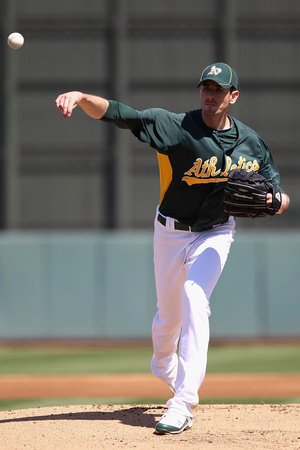 Phoenix, AZ - March 20: Chicago Cubs v Oakland Athletics - Kurt Suzuki