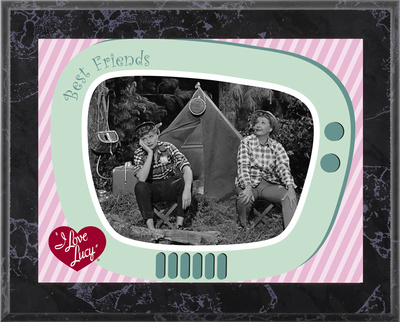 I Love Lucy - Camping plaque,
