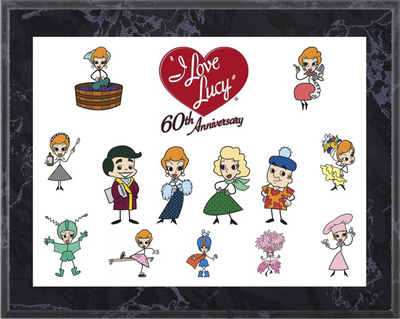 I Love Lucy - 60th Anniversary Art Plaque