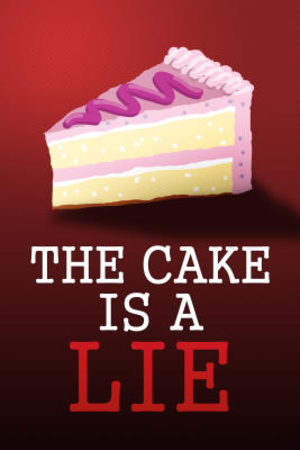 Buy The Cake is a Lie Portal Video Game Poster Print at AllPosters.com