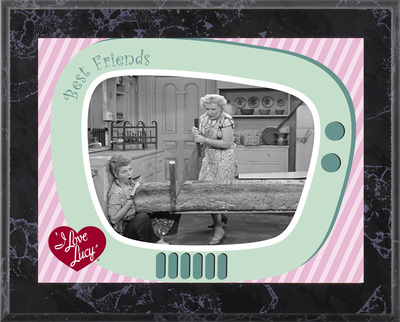 I Love Lucy - Baking Bread plaque Art Plaque