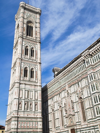 The Cathedral of Santa Maria Del Fiore and Campanile Di Giotto, Florence (Firenze), Tuscany, Italy