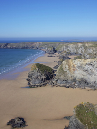 Bedruthan Steps, Cornwall, England, United Kingdom, Europe