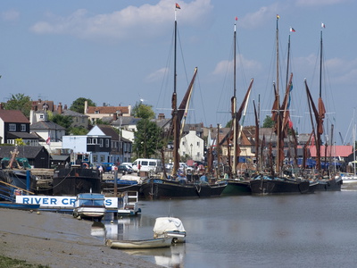 Maldon, a Blackwater Estuary Town Known For Its Thames Sailing Barges, Essex, England, Uk