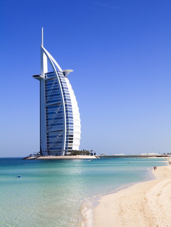 Buy The Iconic Burj Al Arab Hotel, Jumeirah, Dubai, United Arab Emirates, Middle East at AllPosters.com