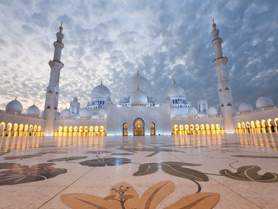 Sheikh Zayed Bin Sultan Al Nahyan Mosque, Abu Dhabi, United Arab Emirates, Middle East