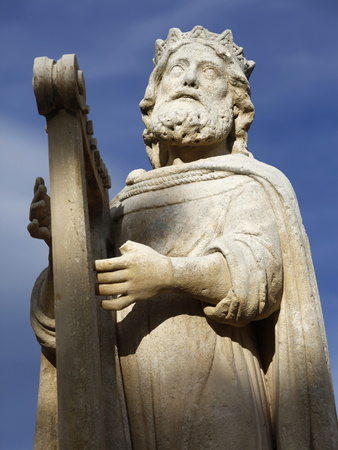 David Statue in Salon De Provence, Bouches Du Rhone, France, Europe