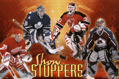 Buy NHL Goalies Show Stoppers Hasek Joseph Brodeur Roy at AllPosters.com