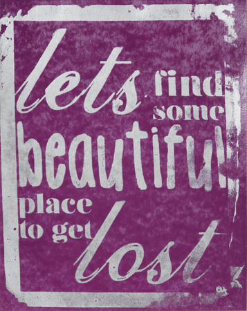 Buy Beautiful Place (Purple) at AllPosters.com