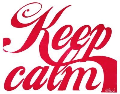 Buy Keep Calm (Red & White) at AllPosters.com