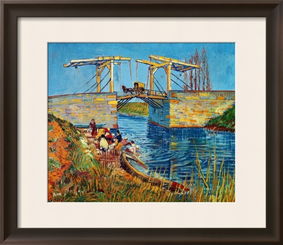 The Drawbridge at Arles with a Group of Washerwomen, c.1888