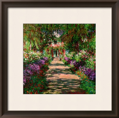 Buy A Pathway in Monet's Garden, Giverny, 1902 at AllPosters.com