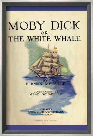 Moby Dick or The White Whale Framed Art Print