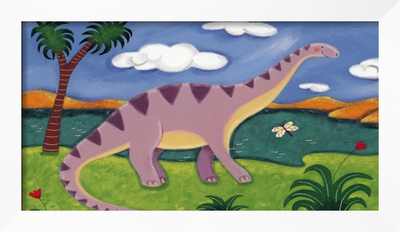Dippy the Diplodocus Framed Giclee Print