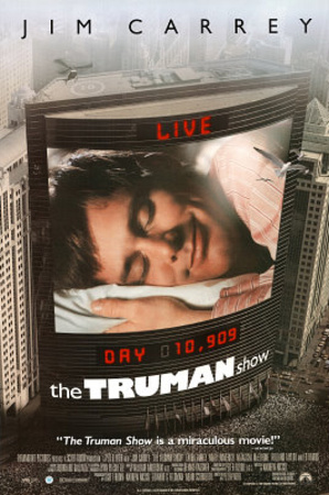 The Truman Show Movie Jim Carrey Laura Linney Original Poster Print