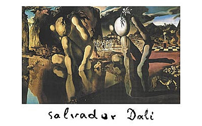 Salvador Dali (Metamorphosis of Narcissus, Huge) Art Poster Print