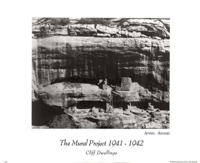 Ansel Adams (Cliff Dwellings) Art Print Poster