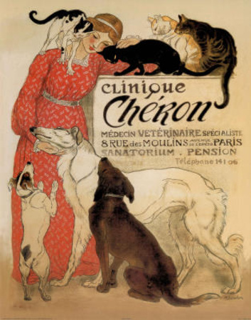 Buy Theophile-Alexandre Steinlen Clinique Cheron Art Print Poster at AllPosters.com