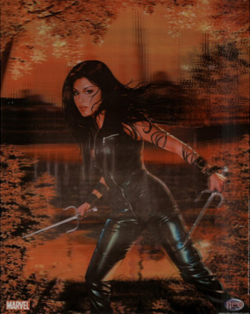 Elektra Marvel Comics 3-D Lenticular Art Print Poster