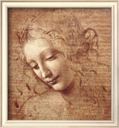 Buy Female Head (La Scapigliata), c.1508 at AllPosters.com