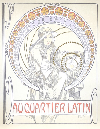 Alphonse Mucha - Au Quartier Latin