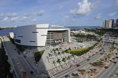 Miami, FL - June 17: General view of American Airlines Arena prior to the start between the Oklahom