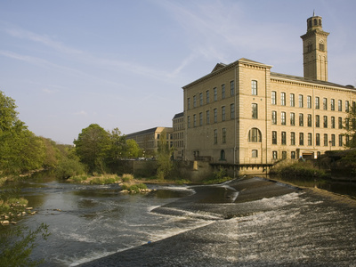 Salts Mill, UNESCO World Heritage Site, Saltaire, Near Bradford, Yorkshire, England, United Kingdom