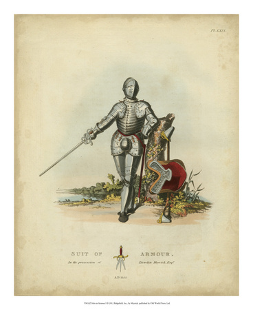 Men in Armour I Art Print