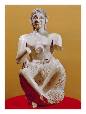 The Singer, Ur-Nina, 2800-2300 BC (Alabaster)