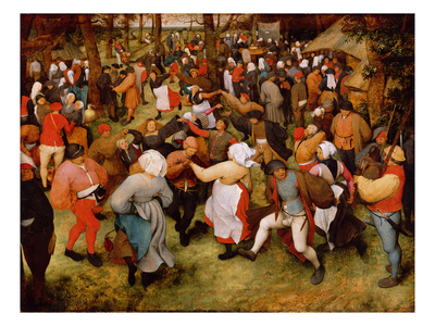 The Wedding Dance, C.1566 (Oil on Panel)