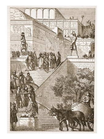 The Palace of Kouyunjik, Restored (Litho)