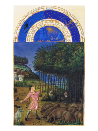 Le Tres Riches Heures Du Duc De Berry - November