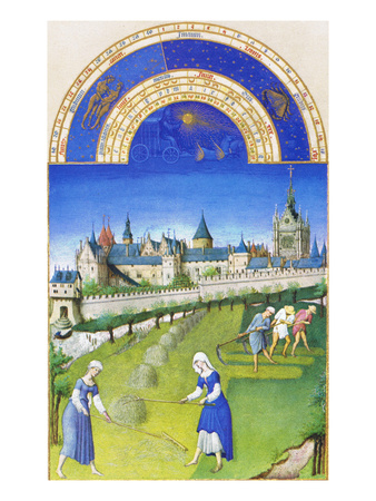 Le Tres Riches Heures Du Duc De Berry - June