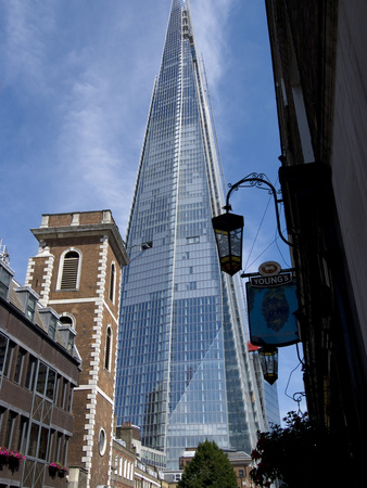 The Shard, Tallest Building in Western Europe, Designed by Renzo Piano, London, SE1, England
