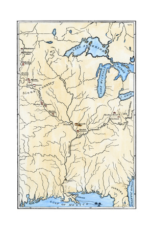 George Caitlin's Map.