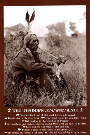Ten Indian Commandments