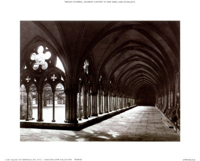 English Cathedral, Salisbury Cloisters