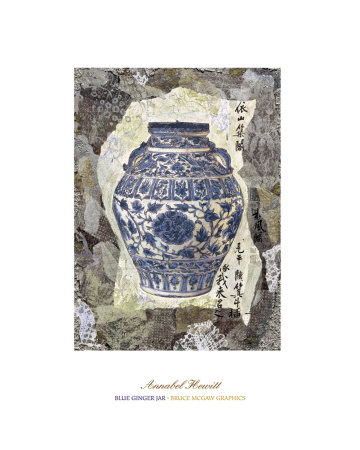 Blue Ginger Jar