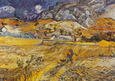 Landscape in St. Remy, c.1898
