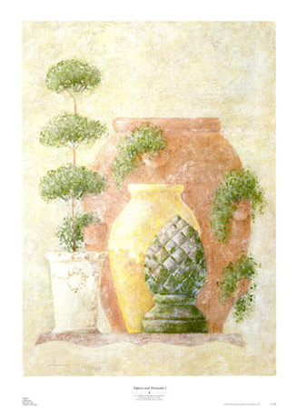 Topiary and Terracotta I