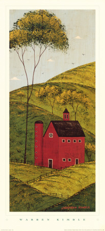 Country Panel II, Barn