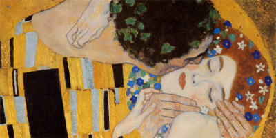 The Kiss, c.1907 (detail)