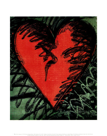 Rancho Woodcut Heart