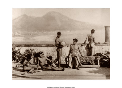 Buy Neopolitan Youths on a Terrace at AllPosters.com