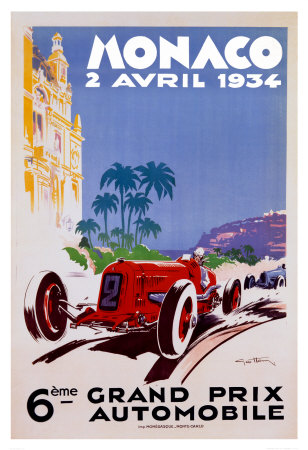 Monaco 1934 Poster