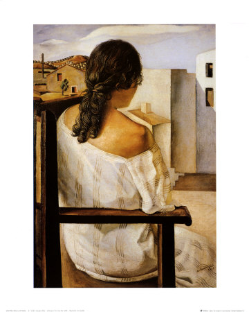 Muchacha de Espalda
