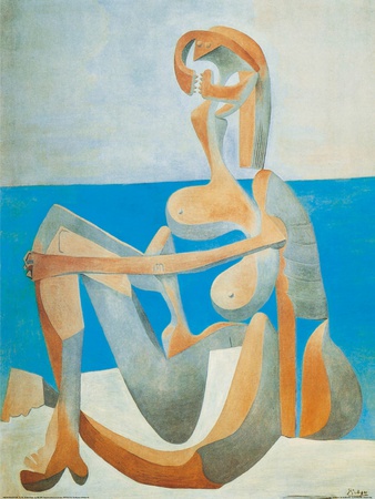 Pablo Picasso - Baigneuse Assise au Bord de la Mer, c.1930