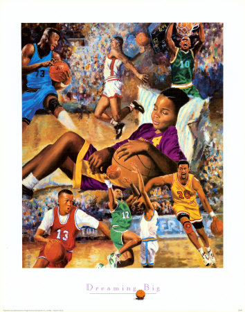 Dreaming Big (Basketball) Poster