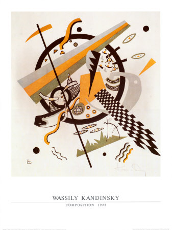 Komposition mit Schachbrettstreifen, 1922